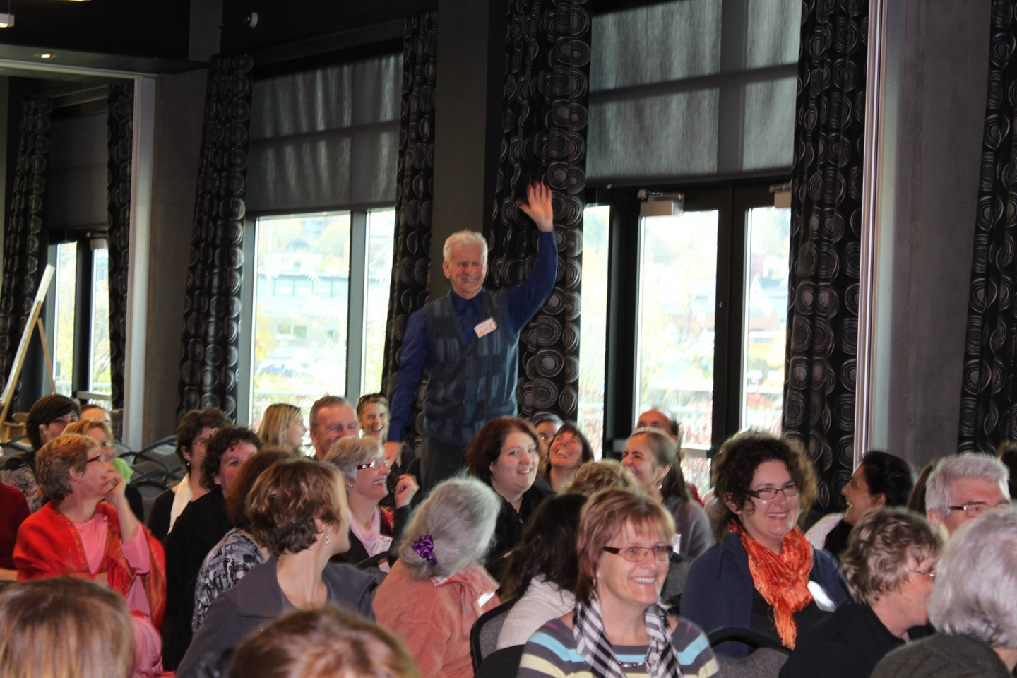 Participantes et participants au colloque de la FFY qui s'est tenu à Sherbrooke au Québec en octobre 2011